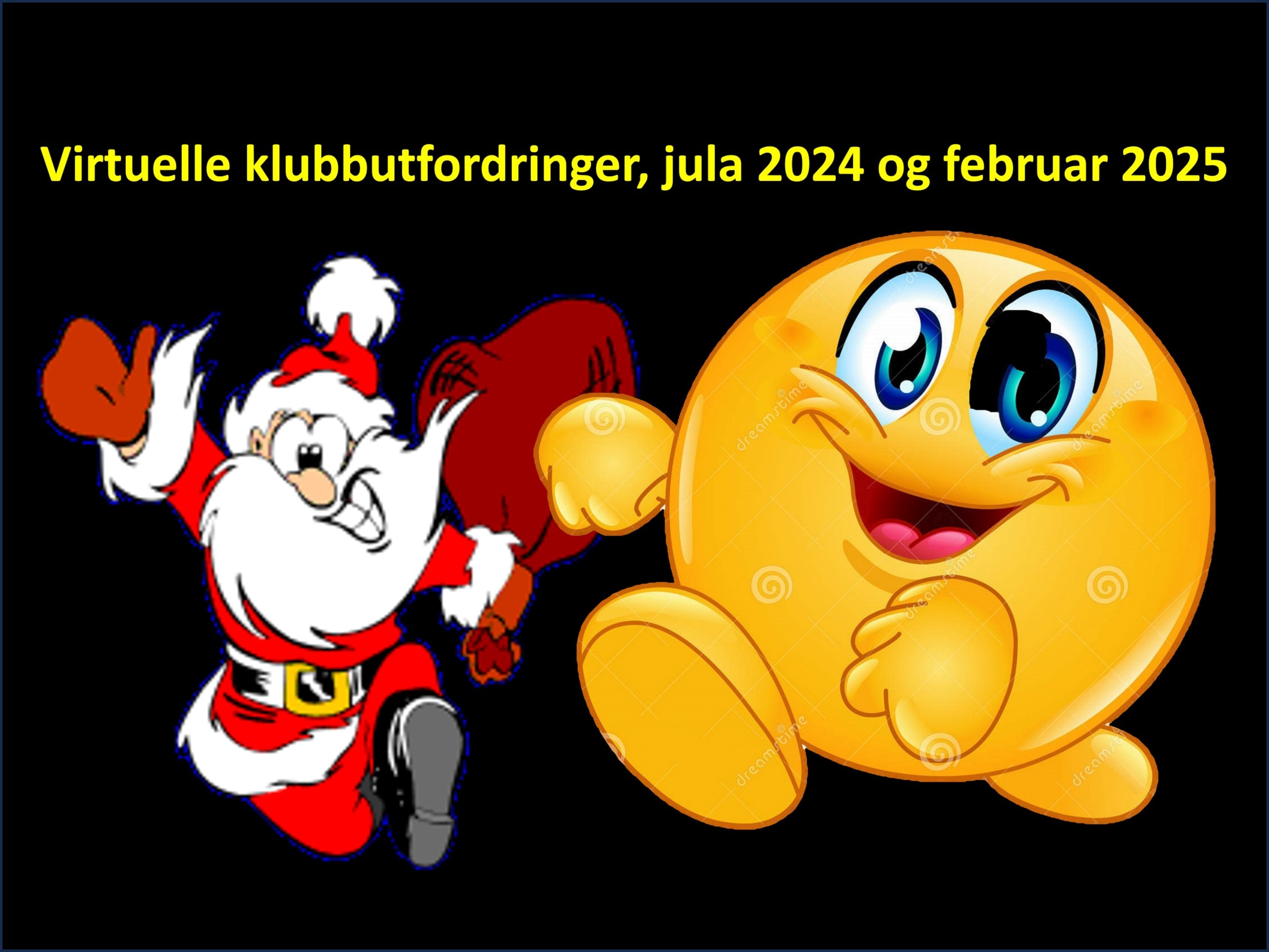 Virtuelle klubbutfordringer Julen 2024 og februar 2025